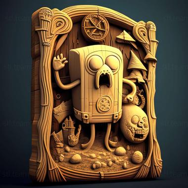 3D model Adventure Time Pirates of the Enchiridion game (STL)